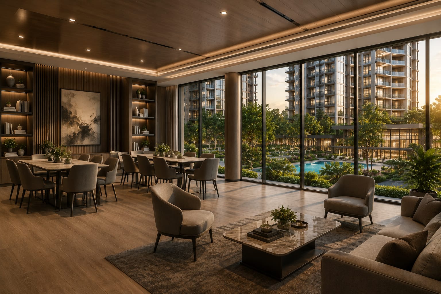 Woodlands Drive 17 EC (Plot A) function room artist impression