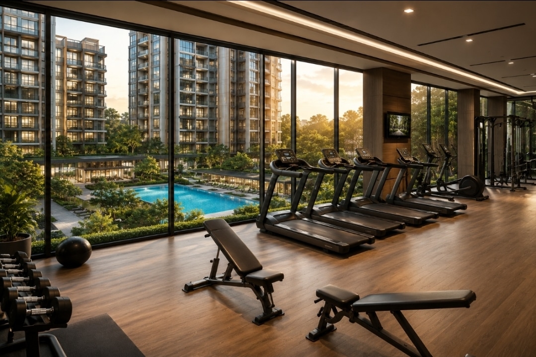 Woodlands Drive 17 EC (Plot A) gym artist impression